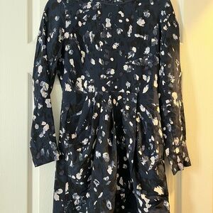 Black and White Patterned Dress